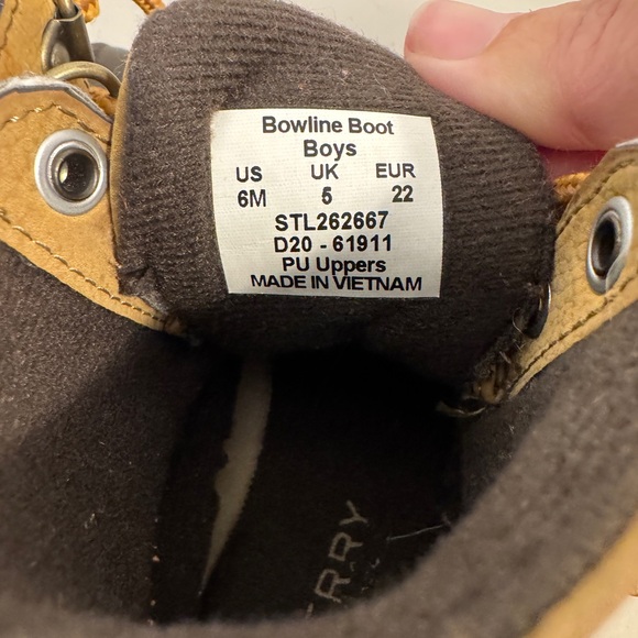Sperry Top-Sider Bowline Boot - Toddler Boys' size 6M - Picture 5 of 6